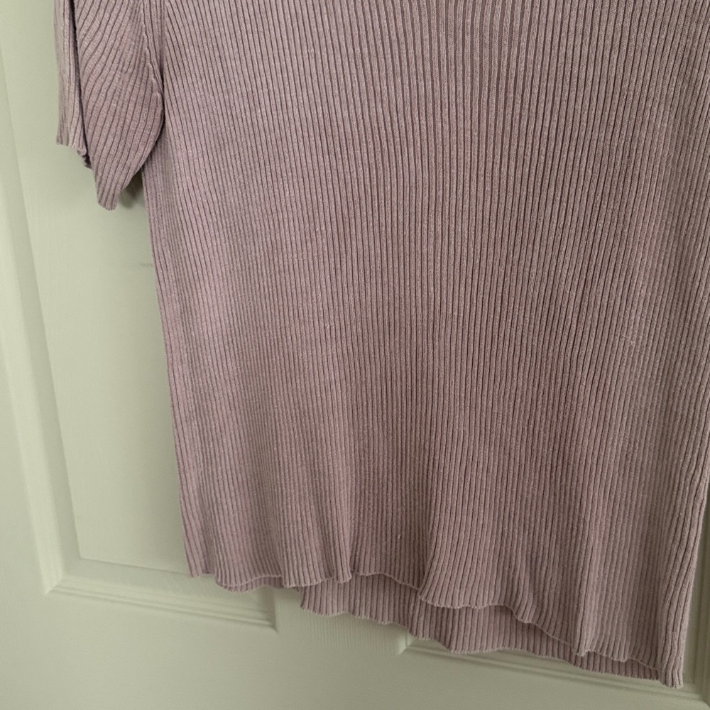 Vintage August Silk Dusty Rose Blouse - Picture 3 of 6